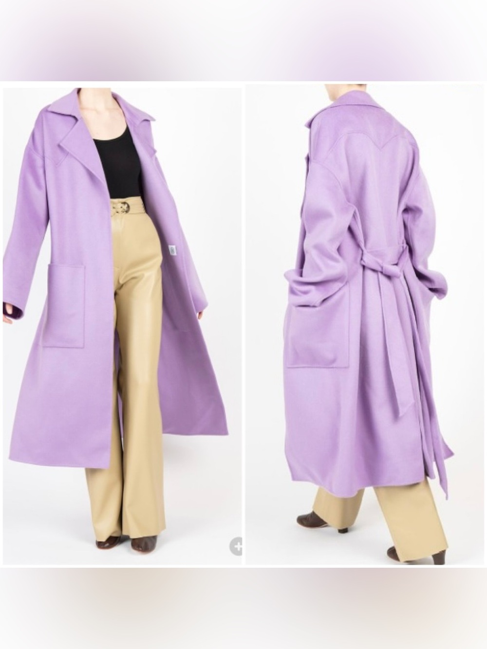 NANUSHKA
ALAMO ROBE COAT - LILAC